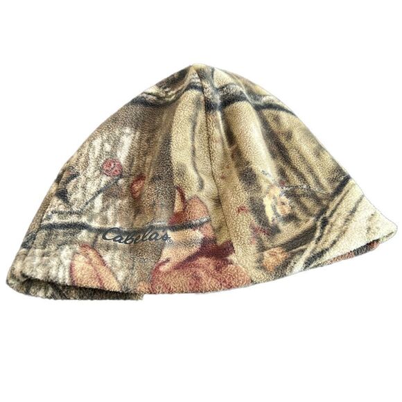 CABELA’S Camo Youth Fleece Beanie  EUC - Picture 2 of 3
